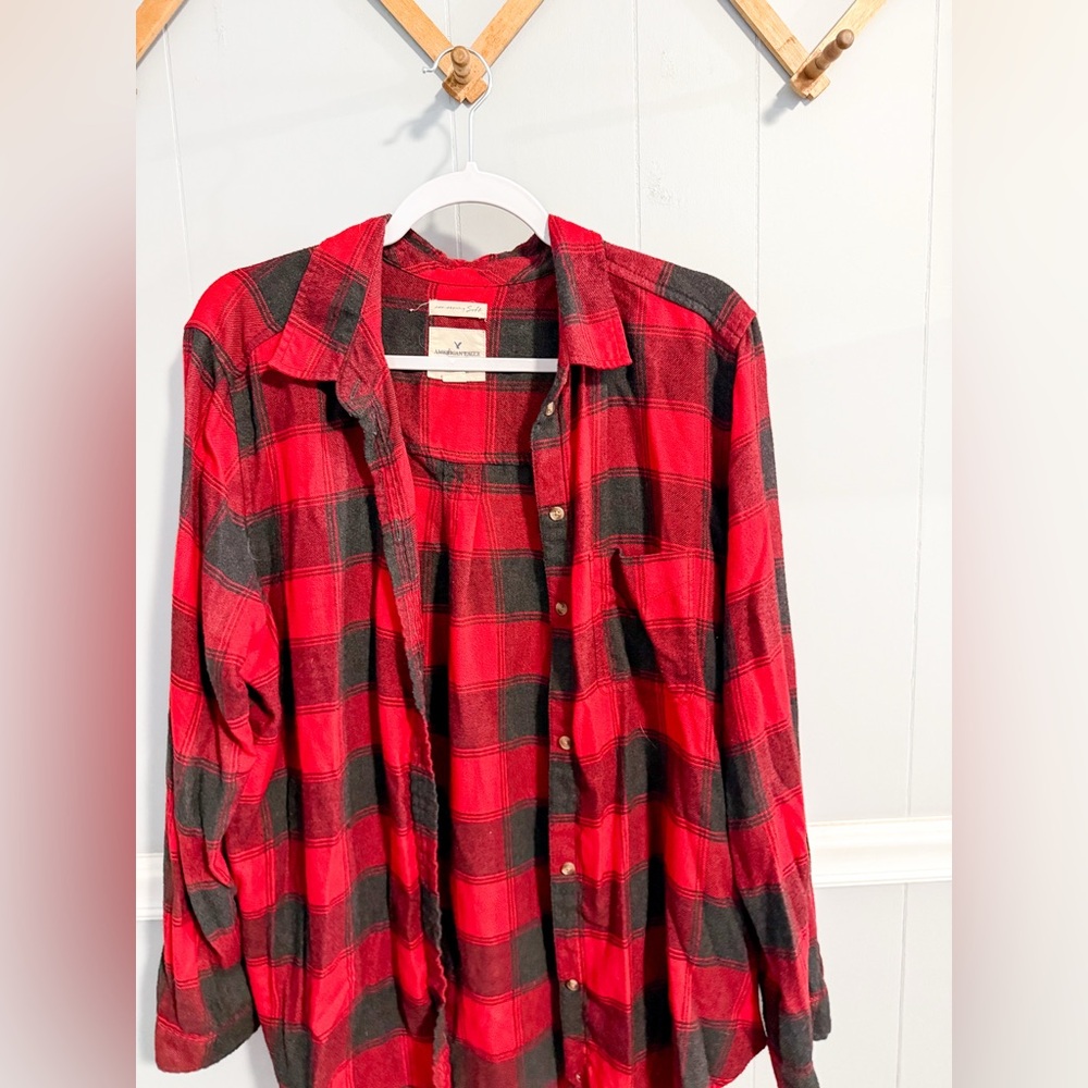 American Eagle Amazingly Soft Flannel - Picture 3 of 5